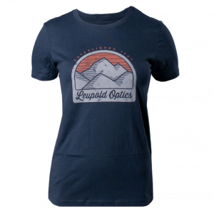 LEUPOLD Women's Mountain Indigo Short Sleeve T-Shirt, L (178239)