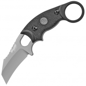 HOGUE EX-F03 Hawkbill Karambit 3in Gray Fixed Knife (37322)