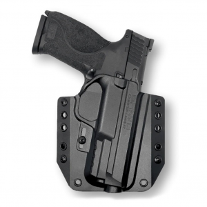 BRAVO CONCEALMENT BCA 3.0 Black Right Hand OWB Holster For S&W M&P 40 2.0 Compact (4") (BC10-1014)