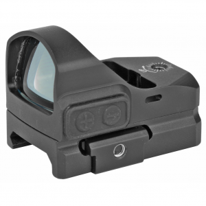 Truglo TRU-TEC Micro Green Dot, 1X23, 3MOA, 23mm X 17mm Multi-Coated Objective Lens, Matte Black, Hardshell Cover and Picatinny Mount, CR2032 Battery Included TG-TG8100G