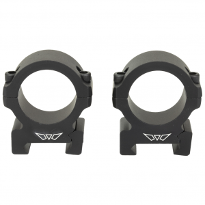 Warne Scope Mounts Vapor Horizontal, 1", Medium Rings, Matte Finish, Black, Fits Picatinny V601M