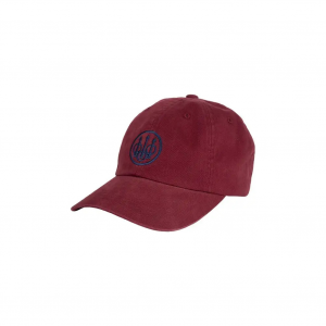 BERETTA Men's Vintage Lowpro Dark Red Cotton Hat (BC130091440037)