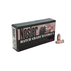 Nosler NOSLER Match Grade .45 ACP 230Gr JHP 50rd Box Ammo (51284) - $35.43 at GritrSports