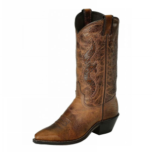 ABILENE Women's 11in Brown Cowhide Western Boots (9141)