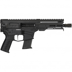 CMMG Dissent MK57 5.7x28mm 6.5in 20rd Armor Black Pistol (57AA8D5-AB)