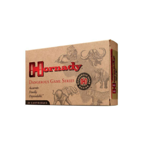 HORNADY Dangerous Game 416 Rem. 400 Grain DGS Ammo, 20 Round Box (82674)