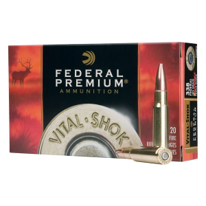FEDERAL Vital-Shok 300 Win. Mag 165 Grain Trophy Bonded Tip Ammo, 20 Round Box (P300WTT2)