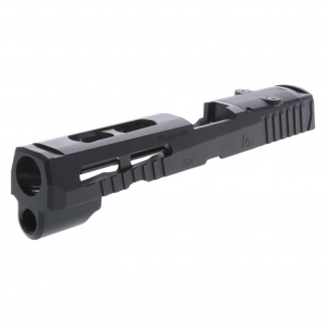 RIVAL ARMS Black QPQ Steel Precision Slide With Ports for Glock 43/43X (RARA10G306A)