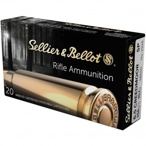 SELLIER & BELLOT 6.5 Creedmoor 156 SP 20 Rd/Box Ammo (SB65D)