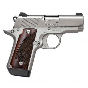 KIMBER Micro Stainless Rosewood .380 ACP 2.75in 7rd Pistol with Night Sights (3300207)