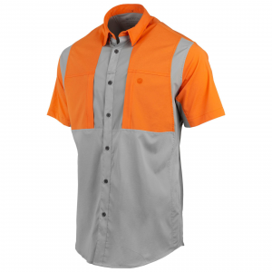 BERETTA TKAD Flex Grey/Blaze Orange Short Sleeve Shirt (LU951T23340965)