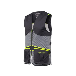 Beretta BERETTA Full Mesh Ebony/Ice Grey Shooting Vest (GT671T155309SZ) - $75.99 at GritrSports