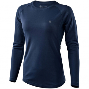 BERETTA Women's Ciel Tech Blue Total Eclipse L/S T-Shirt (TS602T22610504)