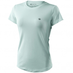 BERETTA Women's Ciel Tech Pale Blue SS T-Shirt (TS592T226105SU)