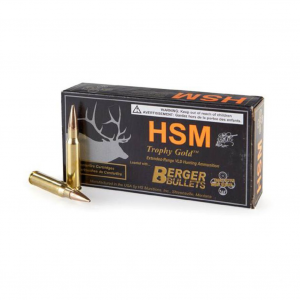 HSM Trophy Gold 270 Winchester Boat Tail Hollow Point 150gr 20rd Rifle Ammo (BER270150VLD)