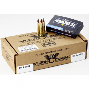 WILSON COMBAT .300 HAM'R 150gr Speer Boat-Tail Soft Point 20/Box Centerfire Rifle Ammo (A300HMR-150-BTSP)