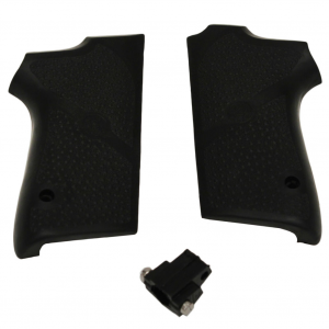 HOGUE Black Rubber Grip Panels For S&W 3913 Series (13010)