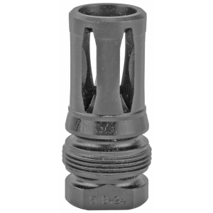 Dead Air Armament DEAD AIR ARMAMENT Xeno 5/8X24 Black Flash Hider (DA122) - $65.98 at GritrSports