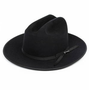 Stetson STETSON Open Road 6X Fur Felt Black Western Hat (SFOPRD-052607) - $329.99 at GritrSports