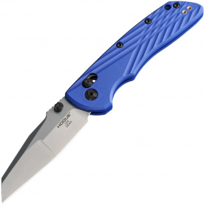 HOGUE Deka 3.25in ABLE Lock Modified Wharncliffe Tumbled Blue Folding Knife (24363)