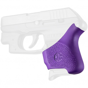 HOGUE HandAll Hybrid Crimson Trace Button Purple Grip Sleeve For Ruger LCP (18116)