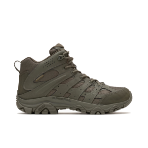 MERRELL Men's Moab 3 Dark Olive Mid Tactical Waterproof Boots (J004113)