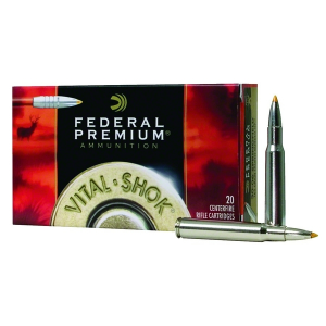 FEDERAL Vital-Shok 7mm Rem. Mag 140 Grain Trophy Bonded Tip Ammo, 20 Round Box (P7RTT2)