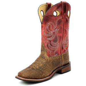 SMOKY MOUNTAIN BOOTS Men's Timber Brown/Burnt Apple Western Boots (4914)