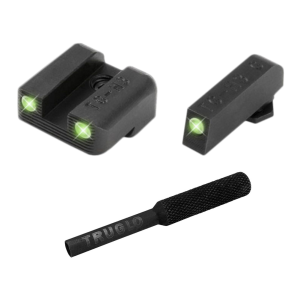 TRUGLO Brite-Site Tritium For Glock 42/43 Handgun Sight With TRUGLO Front Sight Tool - Truglo
