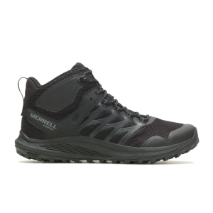 MERRELL Men's Nova 3 Mid Waterproof Black and Charcoal Wide Tactical Boots (J005049W)