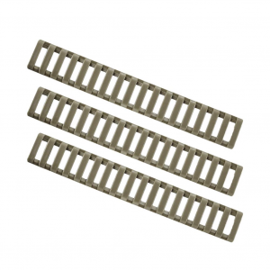 ERGO 18-Slot LowPro Coyote Brown Ladder Rail Covers, 3-Pack (4373-3PK-CB)