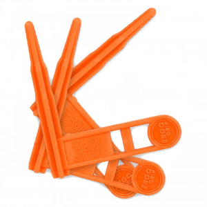 ERGO Orange Safety Chamber Flags, 3-Pack (4984-3PK-OR)