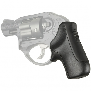 HOGUE No Finger Groove Rubber Bantam Boot Tamer Cushion Black Grip For Ruger LCR (78050)