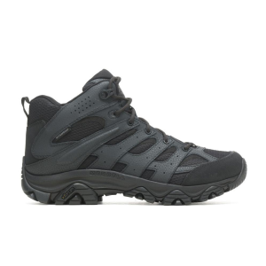 MERRELL Moab 3 Black Waterproof Mid Wide Tactical Boots (J003911W)