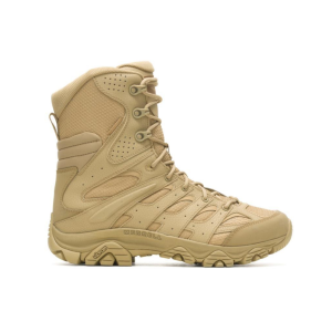 MERRELL Men's Moab 3 8in Coyote Wide Tactical Waterproof Boots (J004107W)