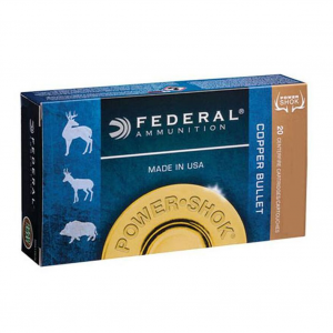 FEDERAL Power-Shok .300 Win Mag 180Gr HP 20rd Box Rifle Ammo (300W180LFA)