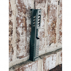 TRUE PRECISION Black DLC Slide with RMS Cut for Glock 43 (TP-G43S-BC-RMS)