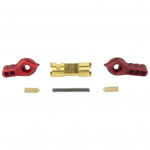 F-1 Firearms SSK, Safety Selector Kit, Anodized Finish, Red, Includes 1 Long and 1 Short Paddle with Tumbler, Detent, Spring and 2 Screws SSK-RED