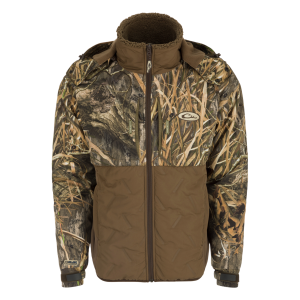 DRAKE LST Guardian Flex Double Down Eqwader Full Zip Hooded Shadowgrass Habitat Jacket (DW7350-022) - Drake