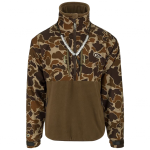 DRAKE MST Guardian Flex Eqwader 1/4 Zip Old School Fleece Jacket (DW7370-016)