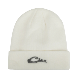 DRAKE LST White Rib-Knit Stocking Cap (DH1775-WHT)