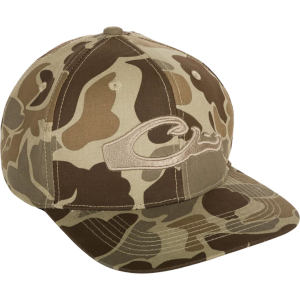 Drake DRAKE Old School Timber Camo Flat Bill Cap (DH3009-018) - $29.99 at GritrSports