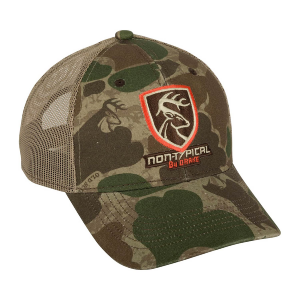 DRAKE Non-Typical Mesh-Back Old School Green Cap (DNT8000-037)