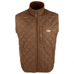 DRAKE Delta Quilted Fleece Lined Tobacco Vest (DW1171-TOB)