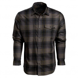 VORTEX Men's Trail Call Tech Flannel Shadow Long Sleeve Shirt (221-39-SHA)