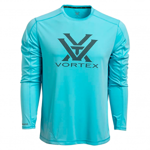 VORTEX Men's Sun Slayer Flats Blue Long Sleeve Shirt (121-19-FBL)