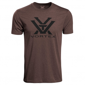 VORTEX Men's Core Logo Brown Heather T-Shirt (120-16-BRH)