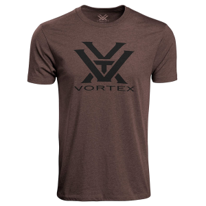 Vortex VORTEX Men's Core Logo Brown Heather T-Shirt (120-16-BRH) - $15.99 at GritrSports