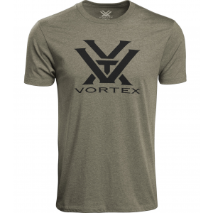 VORTEX Mens Core Military Heather Logo Short Sleeve T-Shirt (120-16-MIH)