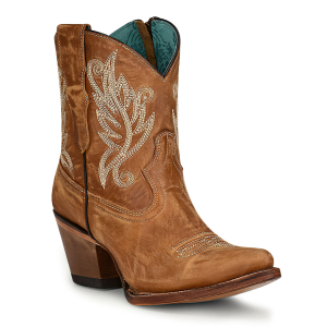 Corral CORRAL Women's Golden Embroidery Ankle Boot (A4218) - $219.00 at GritrSports